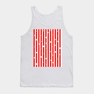 POPCORN Red Stripes Tank Top